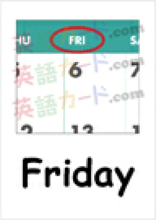 楽天市場 フラッシュカード えらべる 英語 カード 曜日 名刺 ラミネート加工 写真用紙とアルバム用紙のプロ紙