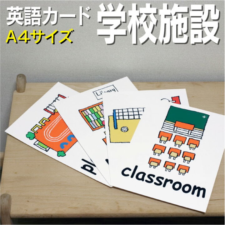楽天市場 フラッシュカード えらべる 英語 カード Com 学校施設 A４サイズ 送料無料 七田式 英単語 １歳 ２歳 ３歳 ４歳 ５歳 ６歳 教材 学習 子供 子ども こども 小学校 幼稚園 中学校 チャンツ 星みつる式 幼児 小学生 単語カードえいご 絵本 1年 2年 3年 4年 5年
