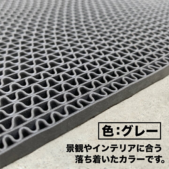 楽天市場】船の滑り止めマット 90cm×5m [グレー] 【高規格6mm厚 滑り 
