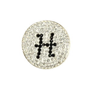 yirJz AJ̃StWG[}[J[ O[ŉf}[J[ NX^ Nbvt Stq CjVEubNEH #178 Initial Black H