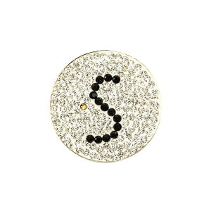 yirJz AJ̃StWG[}[J[ O[ŉf}[J[ NX^ Nbvt Stq CjVEubNES #188 Initial Black S