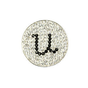 yirJz AJ̃StWG[}[J[ O[ŉf}[J[ NX^ Nbvt Stq CjVEubNEU #190 Initial Black U