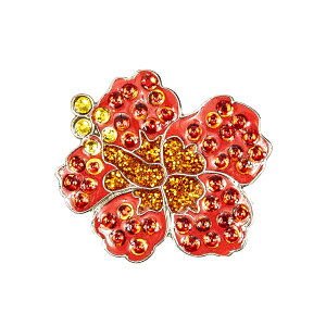 yirJz AJ̃StWG[}[J[ O[ŉf}[J[ NX^ Nbvt Stq nCrXJXbh #05 Hibiscus Red