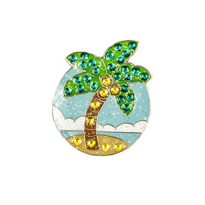 yirJzAJ̃StWG[}[J[ O[ŉf}[J[ NX^ Nbvt Stq p[Ec[ #084 Palm Tree