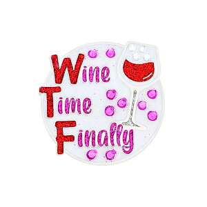 yirJz AJ̃StWG[}[J[ O[ŉf}[J[ NX^ Nbvt Stq C^C t@Ci[ #273 Wine Time Finally