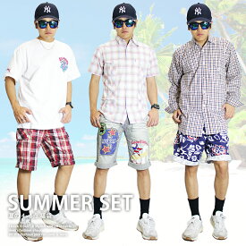 夏のモテコーデ 福袋 4〜6点入り メンズ 夏 セット メンズ福袋 ハーフパンツ ショートパンツ デニムショーツ ショーツ デニムパンツ ジーンズ カジュアルシャツ 半袖シャツ 長袖シャツ ビッグTシャツ BIG Tシャツ ブランドTシャツ 10代