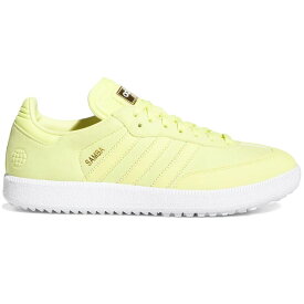 ADIDAS GOLF アディダス ゴルフ SAMBA サンバ PULSE YELLOW パルスイエロー リミテッドエディション スパイクレス HP7877 正規輸入品 ゴルフシューズ