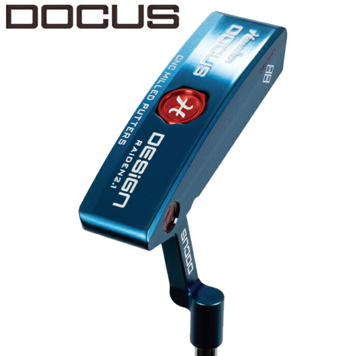 DOCUS RAIDEN 2.1 Putter パター BLUE for a Limited 100 スチールシャフト メンズ ゴルフ ドゥーカス  ライデン クラブ ブルー 34インチ ヘッドカバー付 正規品 | プログレスショップ