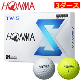 ホンマ 本間 ゴルフ ボール ツアーワールド 3ダース セット 36球入 HONMA New TW-S BT2403 正規品