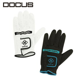 ドゥーカス DOCUS ゴルフ グローブ Glove 左手用 DCGL711 白 黒 ブラック ホワイト 正規品