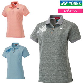 ヨネックス ウィメンズ UVカット 半袖シャツ GWS5097 YONEX ポロシャツ 花柄 ゴルフ ウェア 正規品