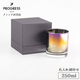 【ブランド直営】 PROGRESS Bout-Shine ロックグラス 250ml ギフト 保証書付 送料無料 名入れ刻印可 母の日 父の日 誕生日 退職祝い 新築祝い 新生活 結婚祝い 記念品 おしゃれ オーロラ ウイスキー 焼酎 酒 ギフトラッピング プレゼント 宅飲み プログレス