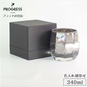 【ブランド直営】 PROGRESS Vertex-Silver グラスタンブラー 340ml ギフト 保証書付 送料無料 名入れ刻印可 誕生日 退職祝い 新築祝い 結婚祝い 記念品 チタン おしゃれ ウイスキー 焼酎 酒 ギフトラッピング プレゼント 宅飲み プログレス