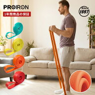 PROIRON レジスタンスバンド 抵抗バンド フィットネスチューブ トレーニング バンド 天然ラテックス製 ト…