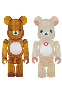 BE@RBRICKリラックマ・コリラックマクリアカラーVer.【2013年8月発送予定商品】