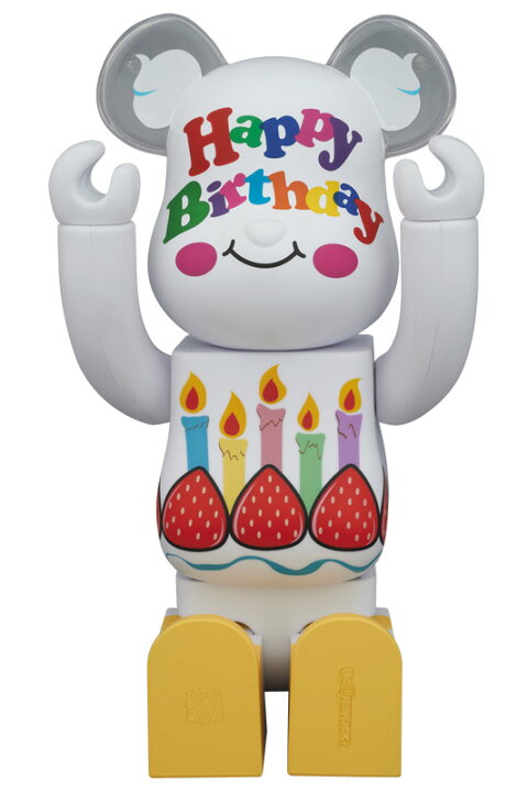 楽天市場】BE@RBRICK グリーティング 400% 誕生日 : MEDICOM TOY TOKYO