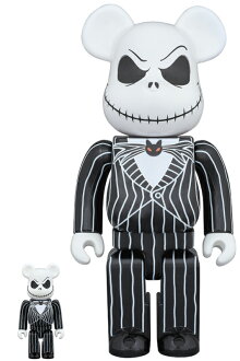 BE@RBRICKJackSkellington100%&400%《2017年10月発売・発送予定》