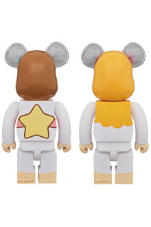 BE@RBRICKLittleTwinStarsキキ&ララセット400%(レトロカラーVer.)2PACK《2019年3月発売・発送予定》