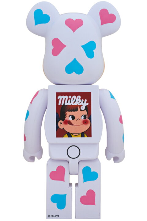 楽天市場】BE@RBRICK 着ぐるみ ペコちゃん ハート 1000％ : MEDICOM 