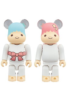 BE@RBRICKLittleTwinStarsキキ&ララ100%《2018年2月発売・発送予定》