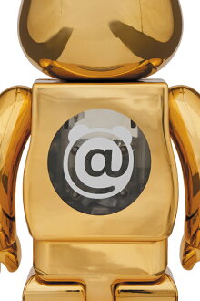 BE@RBRICKatmosGOLDCHROME100%&400%