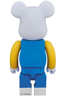 BE@RBRICK400%HELLOKITTY(青オーバーオール版)《2018年12月発売・発送予定》