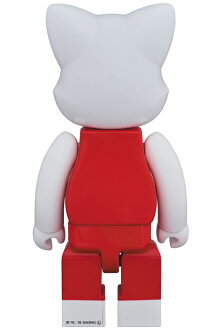NY@BRICK400%HELLOKITTY(赤オーバーオール版)《2018年12月発売・発送予定》