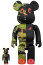 BE@RBRICK × atmos × STAPLE #2 100% & 400%