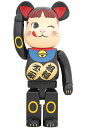 BE@RBRICK 招き猫 ペコちゃん 黒 1000%