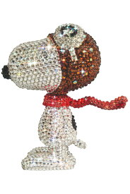UDF CRYSTAL DECORATE SNOOPY SNOOPY THE FLYING ACE《ご注文から3ヶ月～6ヶ月以内に発送予定》
