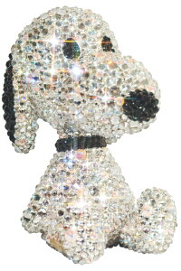 UDF CRYSTAL DECORATE SNOOPY TEDDY BEAR SNOOPYs3`6ȓɔ\t