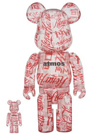 BE@RBRICK atmos × Coca-Cola 100％ & 400％ CLEAR BODY