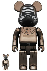 BE@RBRICK STAR WARS(TM) KYLO REN(TM) (The Force Awakens Ver.) Chrome Ver.100％ & 400％