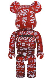 BE@RBRICK atmos × Coca-Cola CLEAR RED 1000％