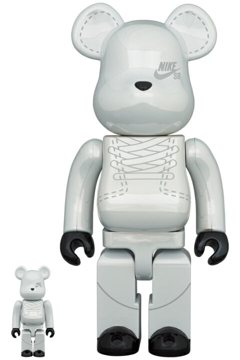 楽天市場】BE@RBRICK NIKE SB 2020 WHITE 100％ & 400％ : MEDICOM TOY 