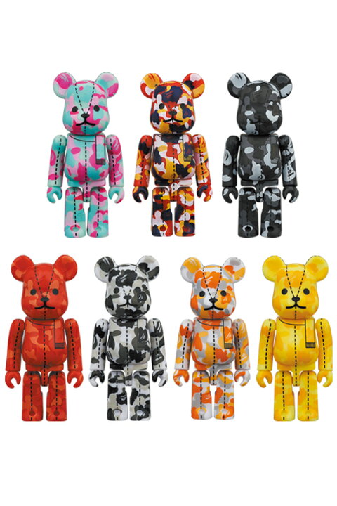 楽天市場】A BATHING APE(R) 28TH ANNIVERSARY BE@RBRICK BAPE CAMO #3  