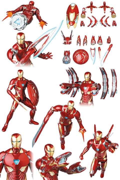 メディコム・トイ公式 MAFEX IRON MAN MARK50 INFINITY WAR Ver MARVEL マーベル アイアンマン マフェックス MEDICOM TOY メディコムトイ アクションフィギュア 可動フィギュア コレクションフィギュア ギフト プレゼント MEDICOM TOY TOKYO