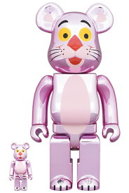 BE@RBRICK PINK PANTHER CHROME Ver.100％ & 400％