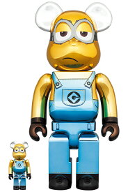 BE@RBRICK KEVIN Chrome Ver. 100％ & 400％