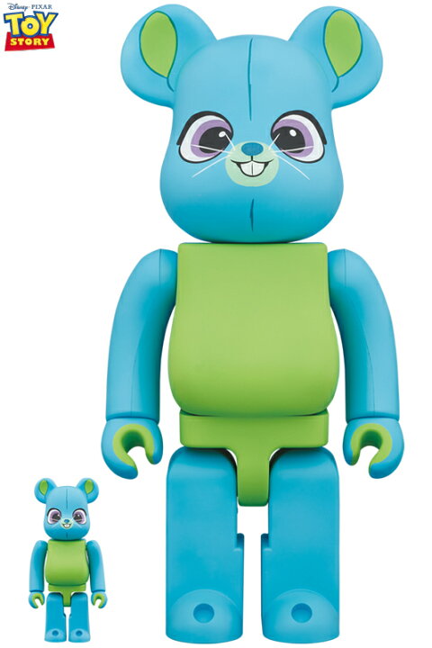 楽天市場】【公式】BE@RBRICK Bunny 100％ & 400％ トイストーリー TOY 