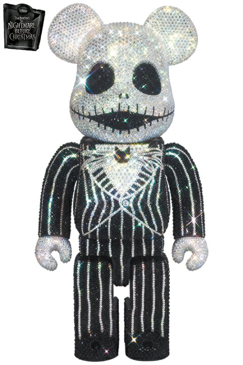 楽天市場】BE@RBRICK CRYSTAL DECORATE Jack Skellington 400％《ご 