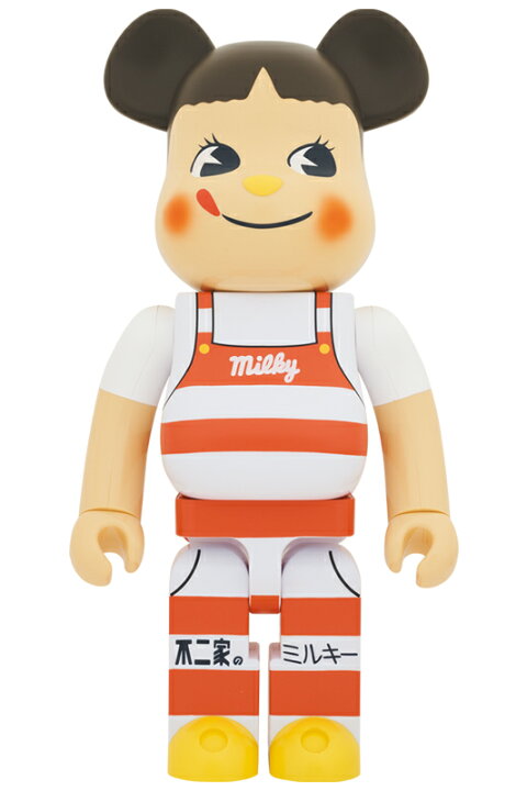 楽天市場】BE@RBRICK ペコちゃん ミルキー三角帽子デザイン 1000 