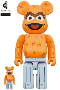BE@RBRICK OSCAR THE GROUCH (The Original Orange Fur Ver.) 100% & 400%