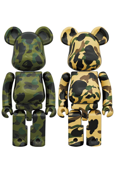 楽天市場】超合金 BE@RBRICK 1ST CAMO GREEN／YELLOW : MEDICOM TOY TOKYO