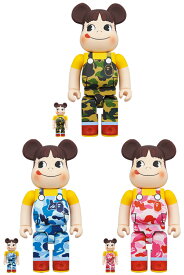 BE@RBRICK BAPE(R) ペコちゃん 100％ & 400％ GREEN／PINK／BLUE