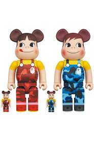 BE@RBRICK BAPE (R) × ペコちゃん & ポコちゃん 100％ & 400％(4体セット)