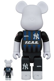 BE@RBRICK F.C.R.B. × MLB 100％ & 400％ (NEW YORK YANKEES)