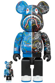 BAPE(R) BE@RBRICK LINE CAMO SHARK 100％ & 400％