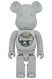 BE@RBRICK atmos WHITE CHROME Ver. 1000％