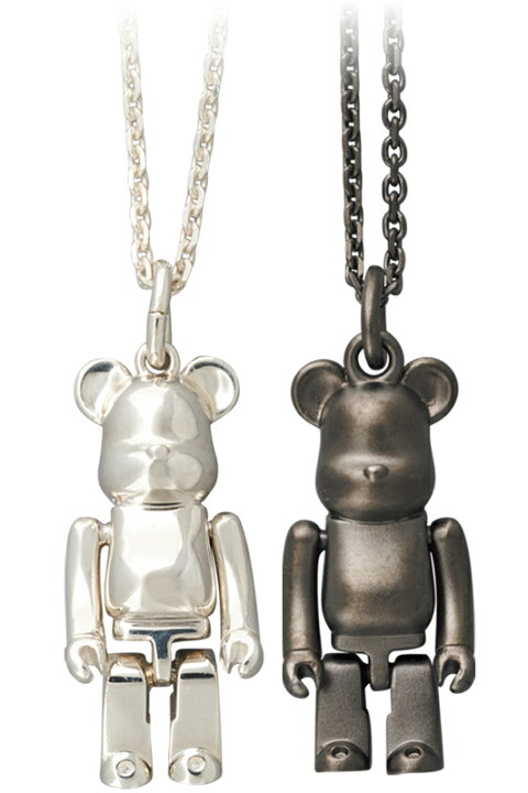 楽天市場】【公式】IVXLCDM × BE@RBRICK チャームネックレス(SILVER 